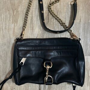 REBECCA MINKOFF- Mini Mac Crossbody Bag- Black 👜🖤✨
